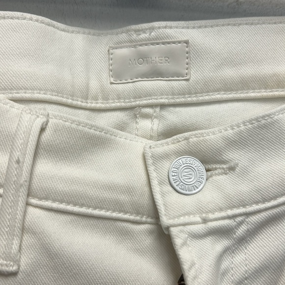 MOTHER The Insider Mid-Rise Crop Step Fray Glass Slipper - Picture 3 of 7